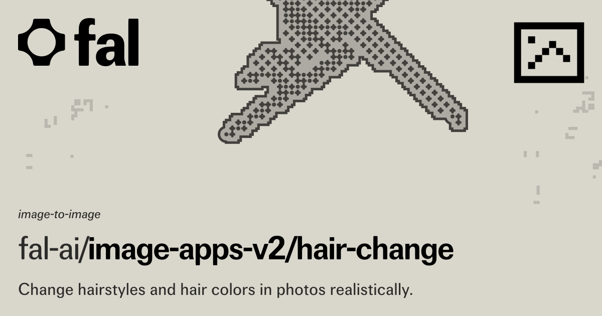Hair Change (Image to Image) API on fal