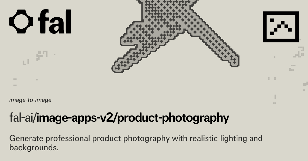 Product Photography (Image to Image) API on fal