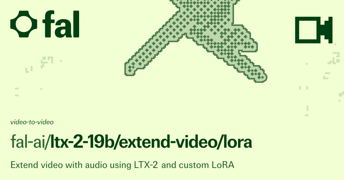 LTX-2 19B Video to Video API Docs | fal
