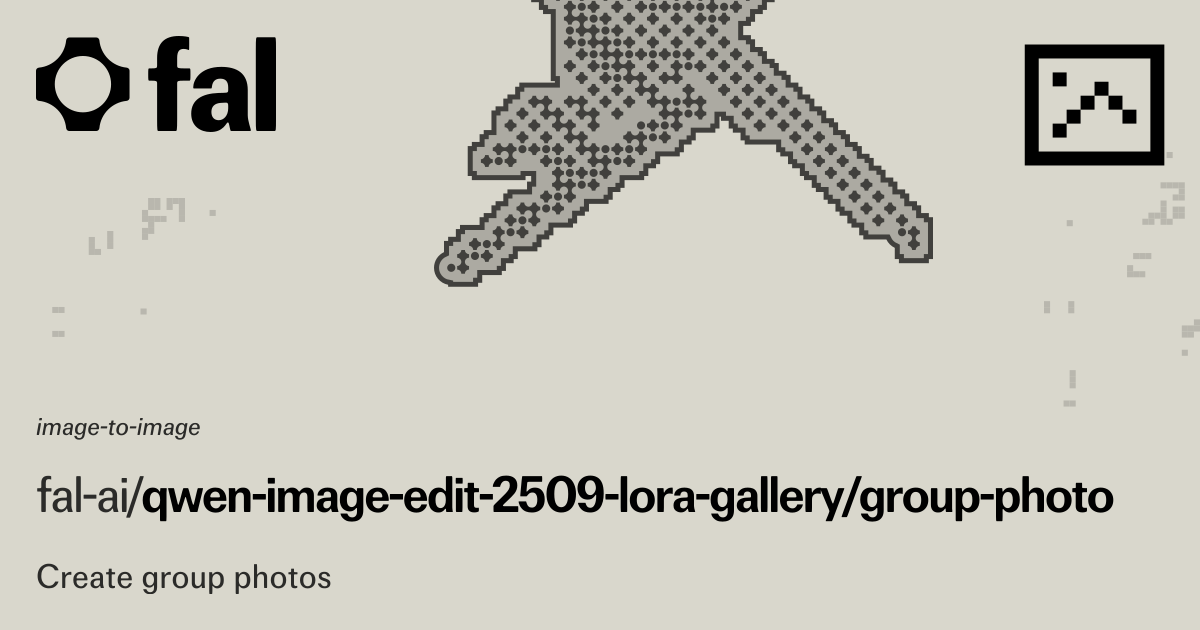 Qwen Image Edit 2509 Lora Gallery Image to Image API Docs | fal