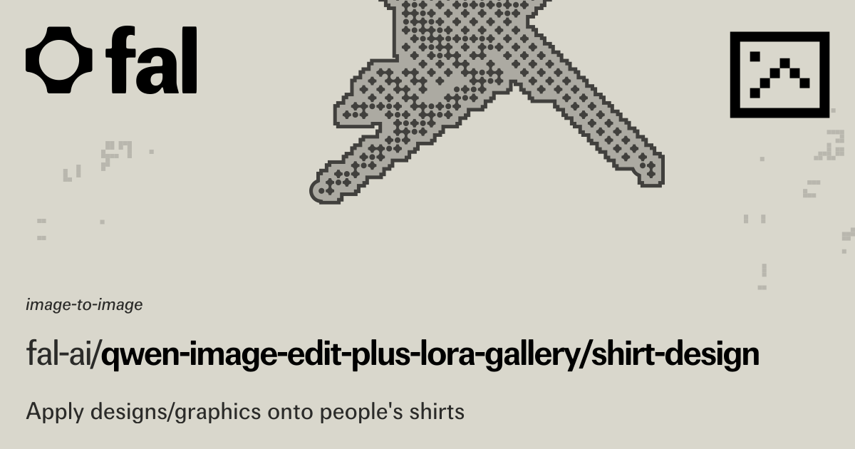 Qwen Image Edit Plus Lora Gallery (Image to Image) API on fal