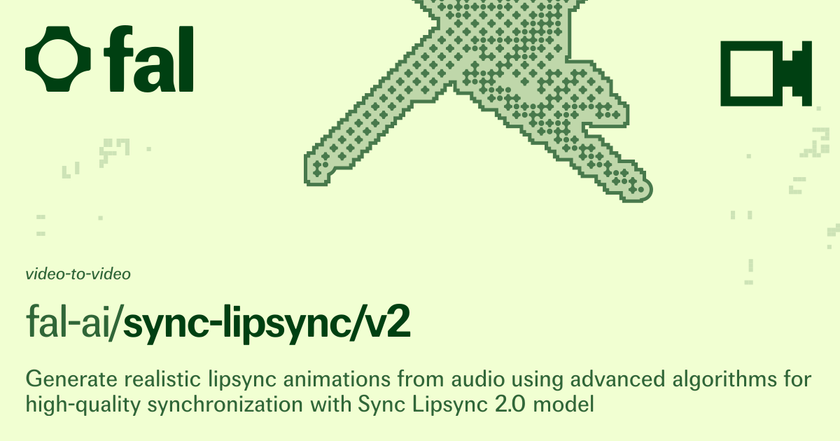 Sync Lipsync 2.0: Sophisticated Audio-to-Video AI Lipsync | fal